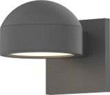 Sonneman 7300.DC.PL.74.WL REALS Modern Textured Gray LED Exterior Sconce Lighting