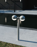 Sonneman 7308.PC.FW.74.WL REALS Contemporary Low Voltage Textured Gray LED Outdoor Bollard Landscape Lighting Fixture