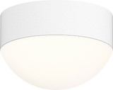 Sonneman 7309.XX.DL.98.WL REALS Modern Textured White LED Exterior Flush Mount Ceiling Light Fixture