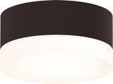 Sonneman 7309.XX.FW.72.WL REALS Modern Textured Bronze LED Exterior Ceiling Lighting