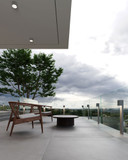 Sonneman 7343.74.WL Box Contemporary Low Voltage Textured Gray LED Outdoor Bollard Landscape Lighting Fixture