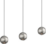 Sonneman 7506.77 Hemisphere Contemporary Natural Anodized LED Multi Hanging Light