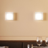 Sonneman 7540.98W Mist Contemporary Textured White LED Lamp Sconce