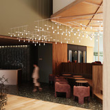 Sonneman SLS0002-SC02-W Suspenders Modern Satin White LED Multi Pendant Light