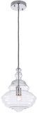 StarFire Crystal 1401CH Vintage Chrome Mini Drop Ceiling Light Fixture
