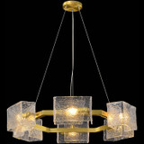 StarFire Crystal 2330AB Sofia Antique Brass Chandelier Lighting