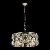 StarFire Crystal 6024SN Oslo Satin Nickel 24" Drum Hanging Light