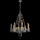StarFire Crystal 9002GL Magestry Gold Leaf Chandelier Lighting