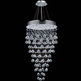 StarFire Crystal PF4928CH String Lighting Chrome Chandelier Lighting