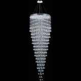 StarFire Crystal PF4960CH String Lighting Chrome Lighting Chandelier
