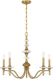 Savoy House 1-1361-5-322 Champlain Warm Brass Hanging Chandelier