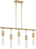 Savoy House 1-1365-5-322 Chelsea Warm Brass Island Lighting