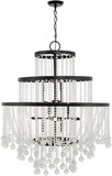 Savoy House 1-1868-15-89 Luna Matte Black Lighting Chandelier