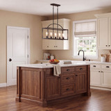 Savoy House 1-190-5-89 Palladian Contemporary  Matte Black Kitchen Island Light