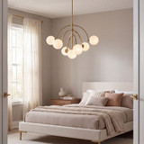 Savoy House 1-3319-7-322 Marias Modern Warm Brass Chandelier Light
