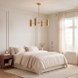 Savoy House 1-4180-8-127 Lio Contemporary Noble Brass Chandelier Light