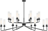 Savoy House 1-8862-16-89 Baker Matte Black 61" Chandelier Light