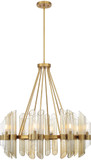 Savoy House 1-9105-8-322 Biltmore Modern Warm Brass Ceiling Chandelier