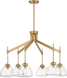 Savoy House 1-9841-6-322 Corbin Modern Warm Brass Chandelier Light