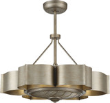 Savoy House 39-FD-125-53 Stockholm Modern Silver Patina LED Home Ceiling Fan