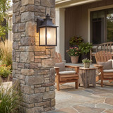 Savoy House 5-254-25 Monte Grande Slate Exterior 12" Wall Lighting Sconce