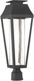 Savoy House 5-356-BK Brookline Modern Matte Black LED 5.5" Exterior Post Lamp