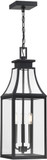 Savoy House 5-608-BK Emery Contemporary Matte Black Outdoor Pendant Hanging Light