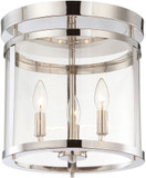 Savoy House 6-1043-3-109 Penrose Polished Nickel Flush Mount Lighting