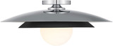 Savoy House 6-5564-1-11 Sherrer Modern Chrome Ceiling Light