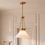 Savoy House 7-1011-1-322 Myers Modern Warm Brass Pendant Light Fixture