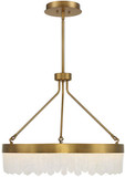 Savoy House 7-1620-43-322 Landon Contemporary Warm Brass LED 27" Drum Hanging Light