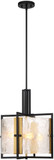 Savoy House 7-1699-3-143 Hayward Contemporary Matte Black with Warm Brass Accents Hanging Light Fixture