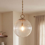 Savoy House 7-1840-1-322 Cabot Contemporary Warm Brass Hanging Lamp