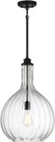 Savoy House 7-2255-1-89 Brandon Modern  Matte Black Drop Lighting Fixture