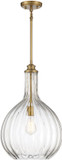 Savoy House 7-2255-1-322 Brandon Modern Warm Brass Drop Ceiling Light Fixture