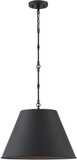 Savoy House 7-231-1-89 Alden Vintage Matte Black 18" Lighting Pendant
