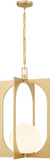 Savoy House 7-3999-1-328 Harding Contemporary Spun Gold Foyer Light Fixture