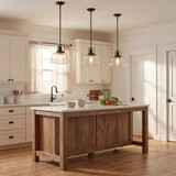 Savoy House 7-5012-1-13 Garvey Contemporary English Bronze Pendant Hanging Light