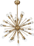 Savoy House 7-6099-24-322 Galea Modern Warm Brass Chandelier Light