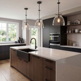 Savoy House 7-7006-1-89 Foster Matte Black 3-Light Pendant Light