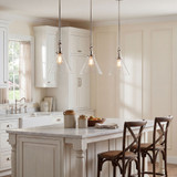 Savoy House 7-9132-1-109 Drake Contemporary Polished Nickel Mini Hanging Light
