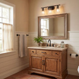 Savoy House 8-1745-3-BK Chantilly Matte Black 3-Light Lighting For Bathroom