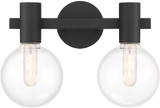 Savoy House 8-3076-2-BK Wright Matte Black Vanity Light Fixture