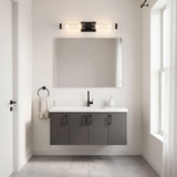 Savoy House 8-3204-28-335 Beale Modern Black Lustre LED 28" Bathroom Light