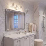 Savoy House 8-3981-3-11 Addison Contemporary Polished Chrome 3-Light Bathroom Vanity Light Fixture