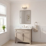 Savoy House 8-4030-2-SN Octave Contemporary Satin Nickel 2-Light Bathroom Vanity Light