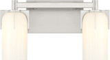 Savoy House 8-4128-2-SN Caldwell Modern Satin Nickel 2-Light Bathroom Vanity Lighting