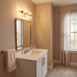 Savoy House 8-9702-6-322 Bennington Modern Warm Brass 3-Light Bathroom Sconce