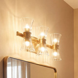 Savoy House 8-9702-6-322 Bennington Modern Warm Brass 3-Light Bathroom Sconce