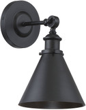 Savoy House 9-0901-1-89 Glenn Matte Black Wall Sconce Light